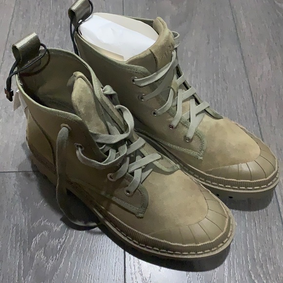 Zara flat canvas ankle boots - Picture 2 of 6